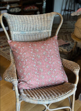 Load image into Gallery viewer, Terracotta Trellis Linen Cushion